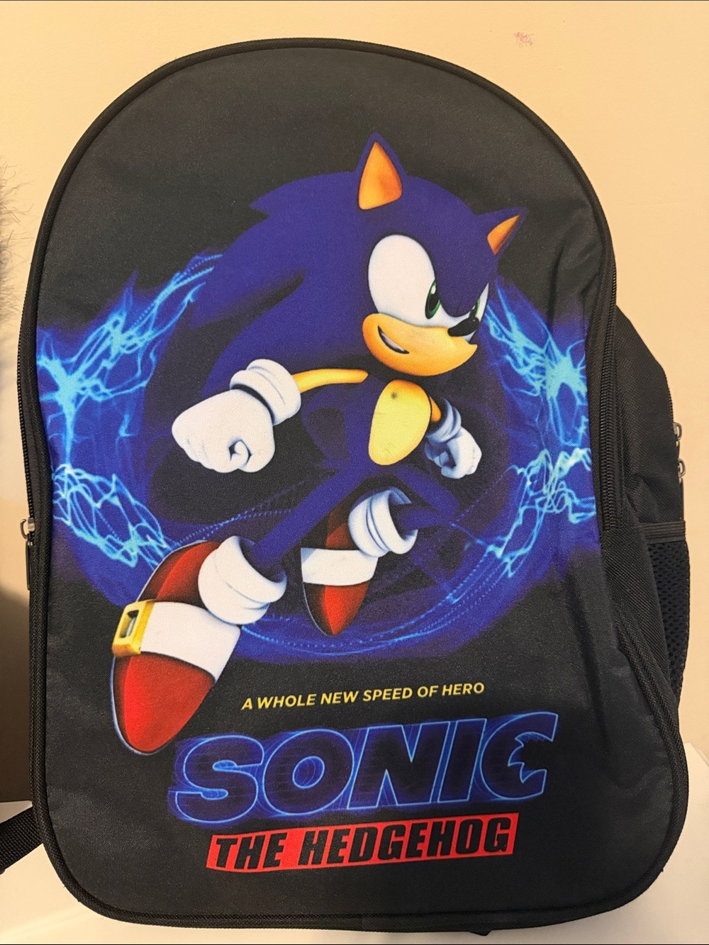 Kids Black and Blue Backpack- Never used